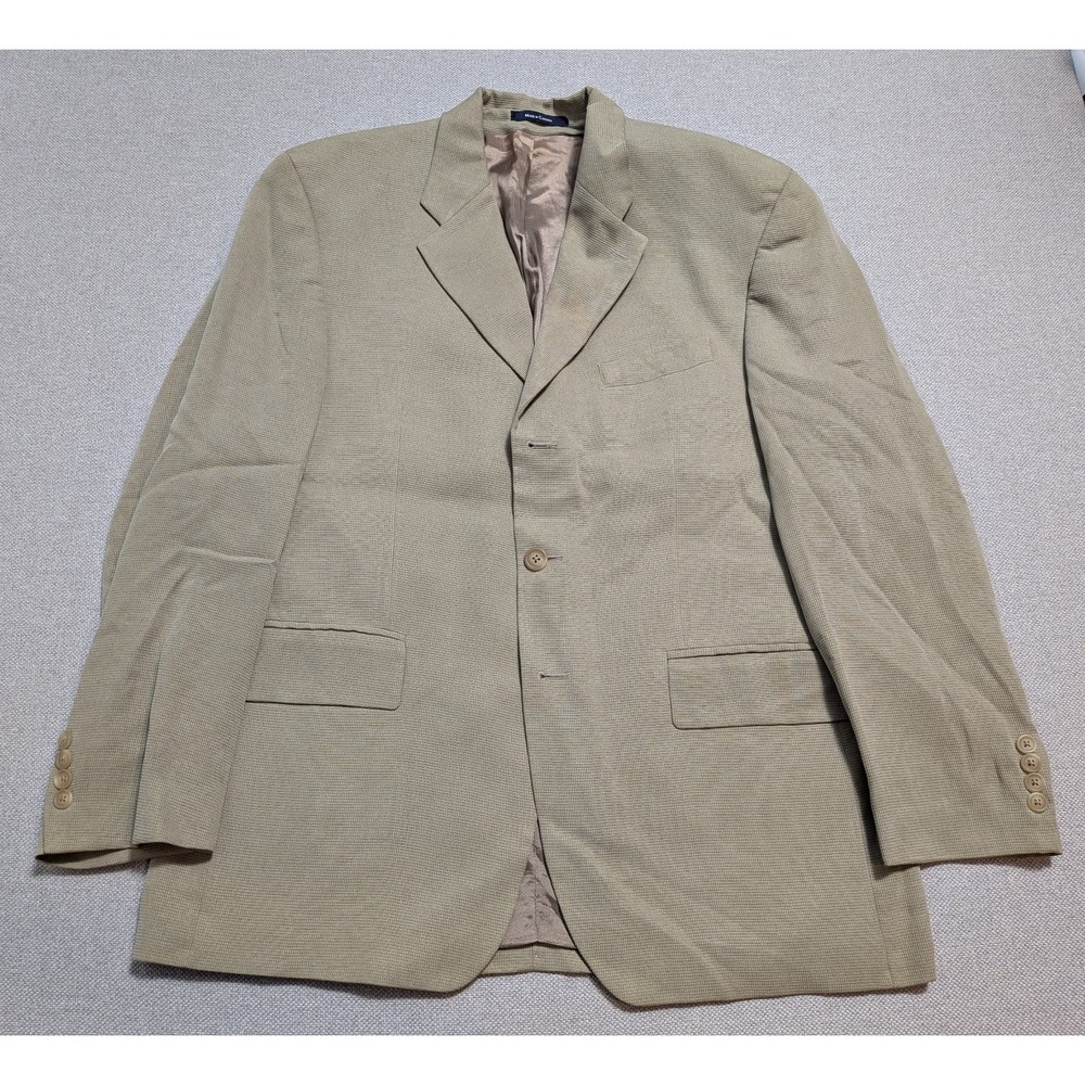 Ralph Ralph Lauren Men's Blazer 41R Tan Suit Jacket Sport Coat Canada Vintage